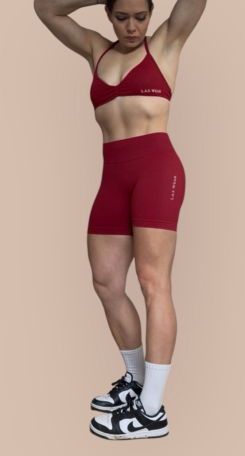 Invisible scrunch mid shorts